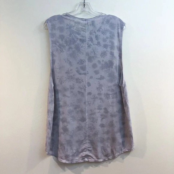 Lululemon Like New Collection White Splatter Printed Sleeveless Muscle Tank Top - Picture 8 of 9